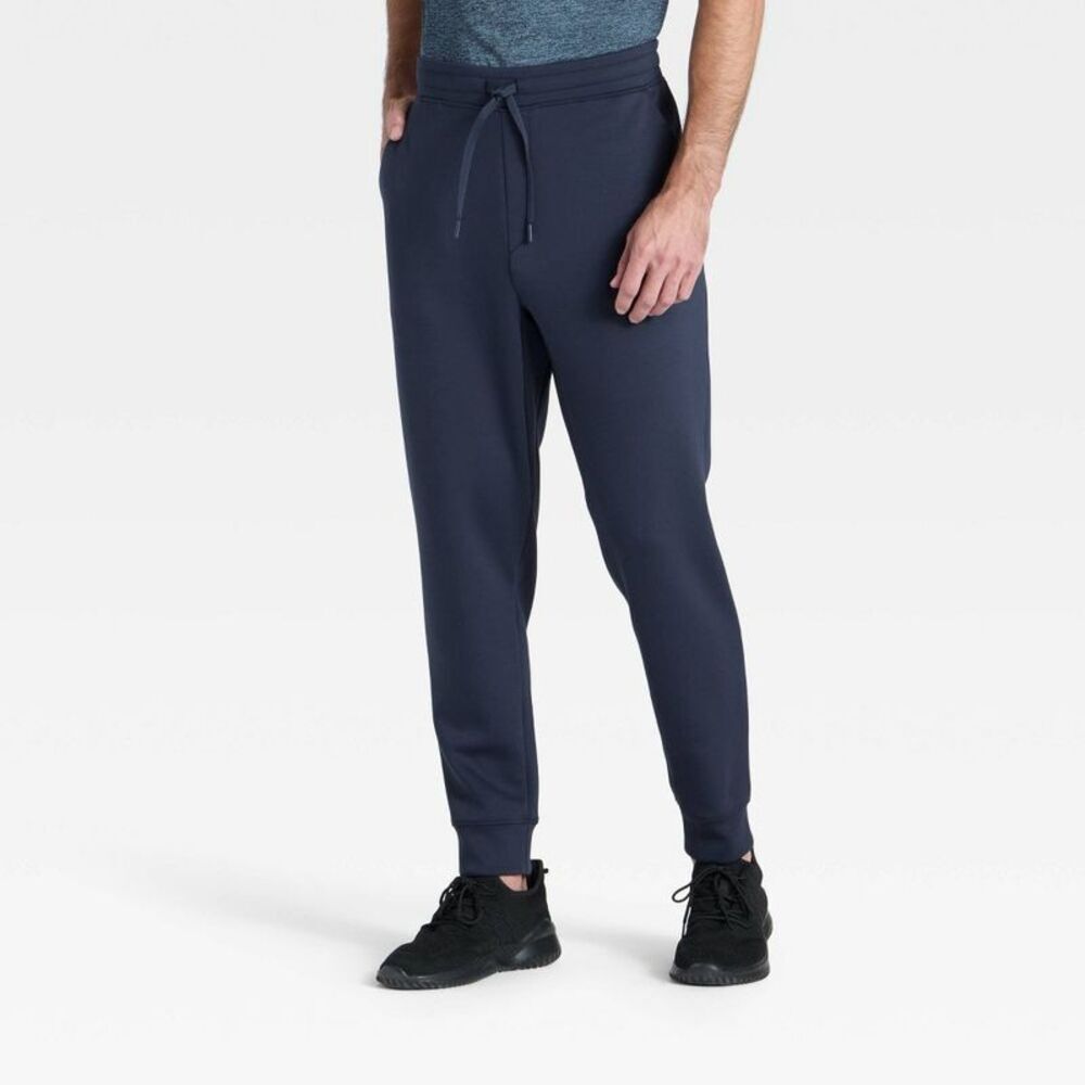 Men's Sleek Spacer Jogger Pants - All In Motion Navy Blue XL
